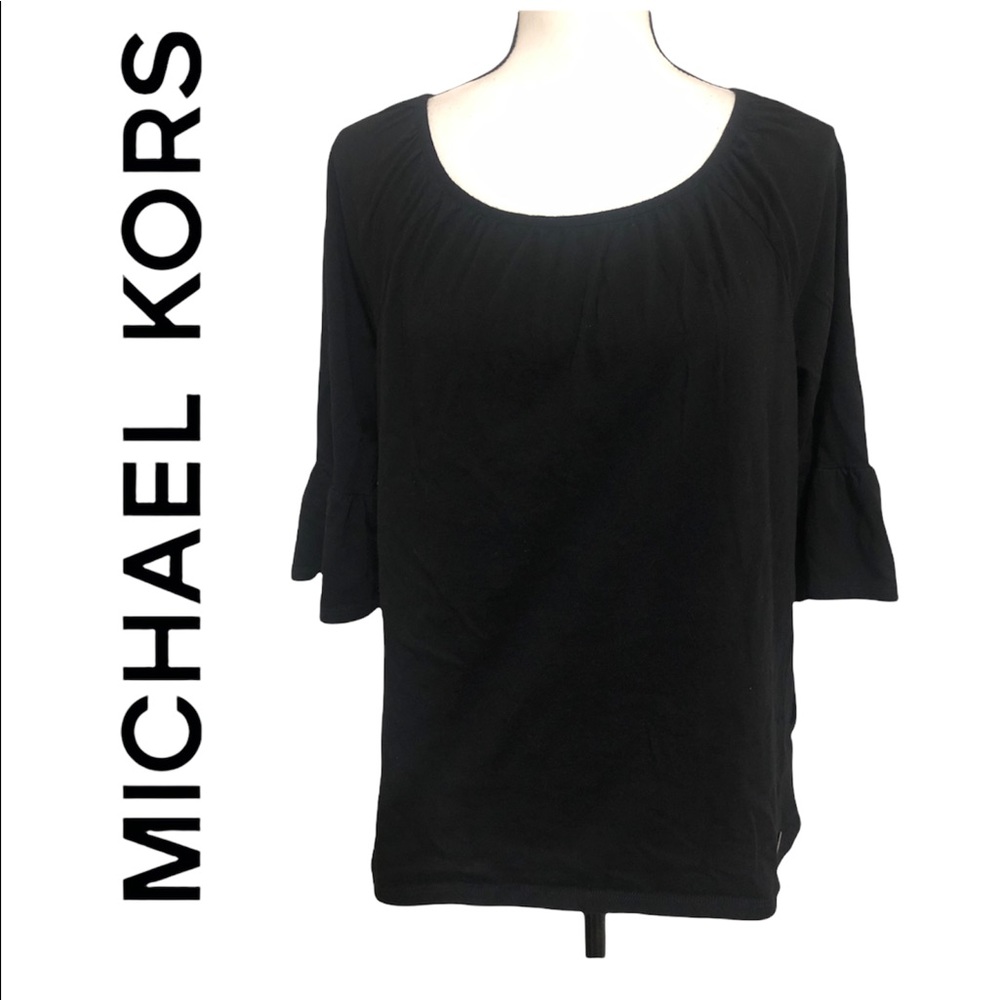 Michael kors black top Sz M